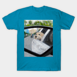 Adorable Dog Art Cruisin' w/Sabo in North Myrtle, South Carolina T-Shirt