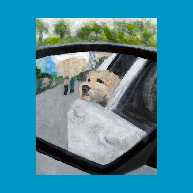 Adorable Dog Art Cruisin' w/Sabo in North Myrtle, South Carolina by DonWillisJrArt