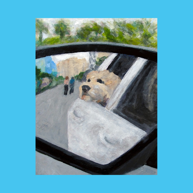 Adorable Dog Art Cruisin' w/Sabo in North Myrtle, South Carolina by DonWillisJrArt