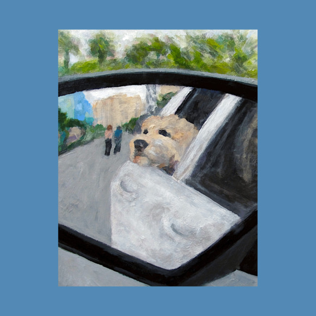 Adorable Dog Art Cruisin' w/Sabo in North Myrtle, South Carolina by DonWillisJrArt