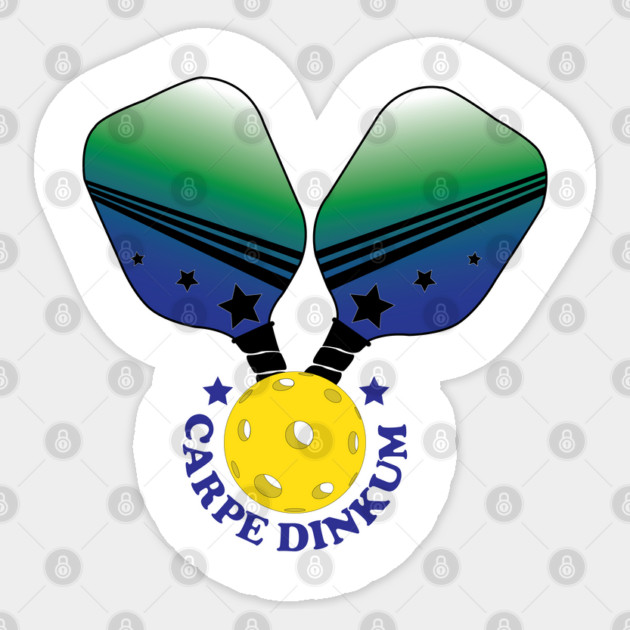 Carpe Dinkum! Sticker by DickinsonDesign