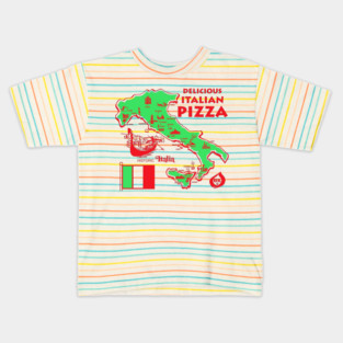 Delicious Italian Pizza Kids T-Shirt