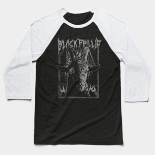 Black Metal Phillip Baseball T-Shirt