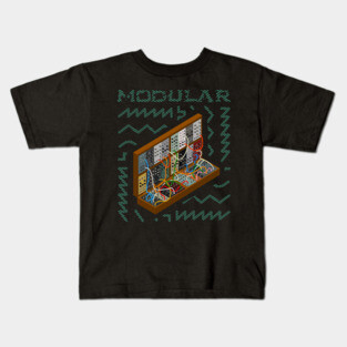 Modular Synthesizer Kids T-Shirt