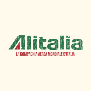 Alitalia - Italy's World Airline 1946 Pillow
