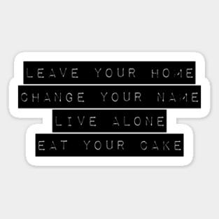 The National - Vanderlyle Crybaby Geeks Sticker