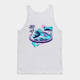 Vapor Wave Pool Tank Top