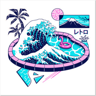 Vapor Wave Pool Posters and Art