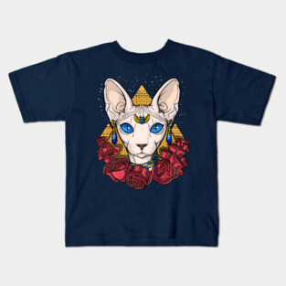 Egyptian Sphynx Cat Kids T-Shirt