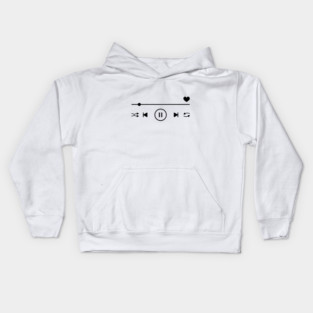music is life Kids Hoodie