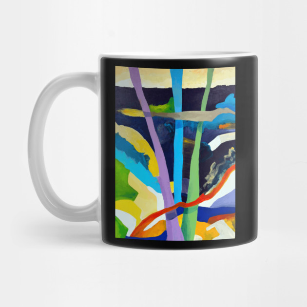 Abstract Tree Art - Nature Inspired Design by DonWillisJrArt