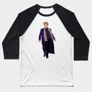 Only Murders In The Building, Oliver Putnam Purple Coat Fan Art Baseball T-Shirt