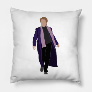 Only Murders In The Building, Oliver Putnam Purple Coat Fan Art Pillow