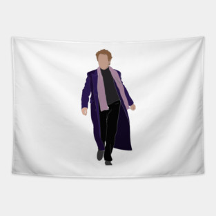 Only Murders In The Building, Oliver Putnam Purple Coat Fan Art Tapestry