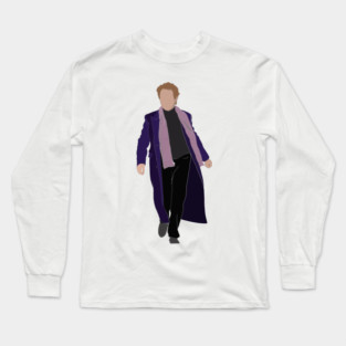Only Murders In The Building, Oliver Putnam Purple Coat Fan Art Long Sleeve T-Shirt