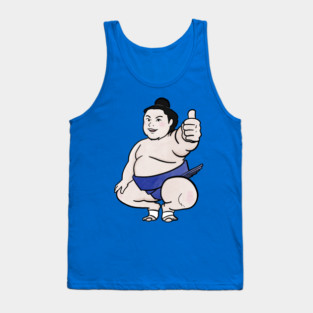 Sumo Wrestler Tobizaru Tank Top