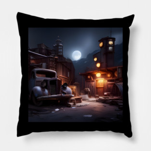 Galactic Megastore Pillow