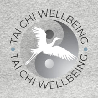Tai Chi Wellbeing grey print T-Shirt
