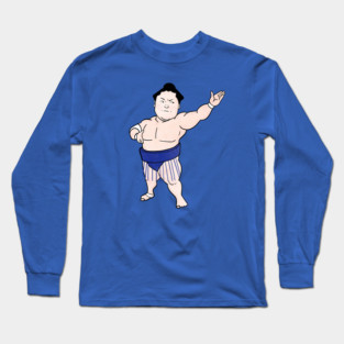 Wakatakakage Sumo Wrestler Long Sleeve T-Shirt