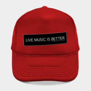 Live Music Bumper Sticker Hat