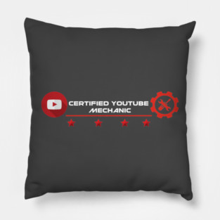 YouTube Mechanic Pillow