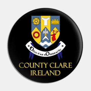 County Clare, Ireland - Coat of Arms Pin