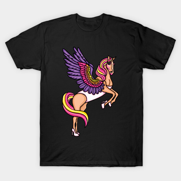 Drag Unicorn T-Shirt by COLORaQUEEN