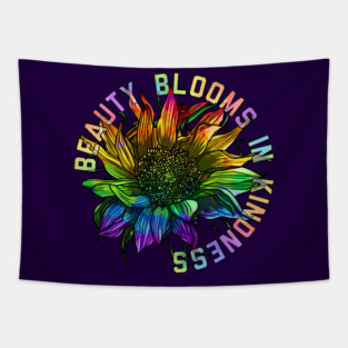 Beauty Blooms In Kindness Tapestry