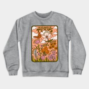 Texas Wildflowers Crewneck Sweatshirt