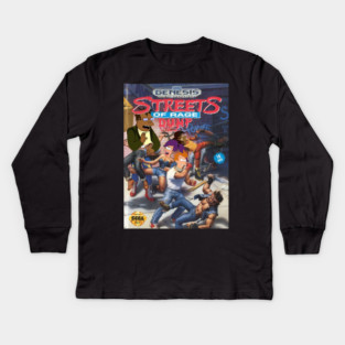 Streets of Rage Dump Kids Long Sleeve T-Shirt