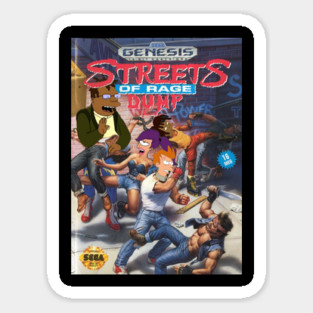 Streets of Rage Dump Sticker