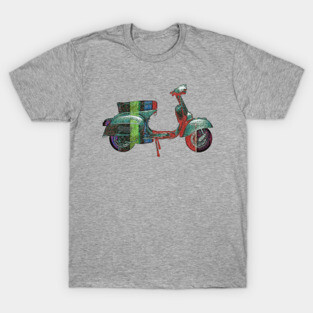 Vespa Piaggio Vintage Design Scooter T-Shirt