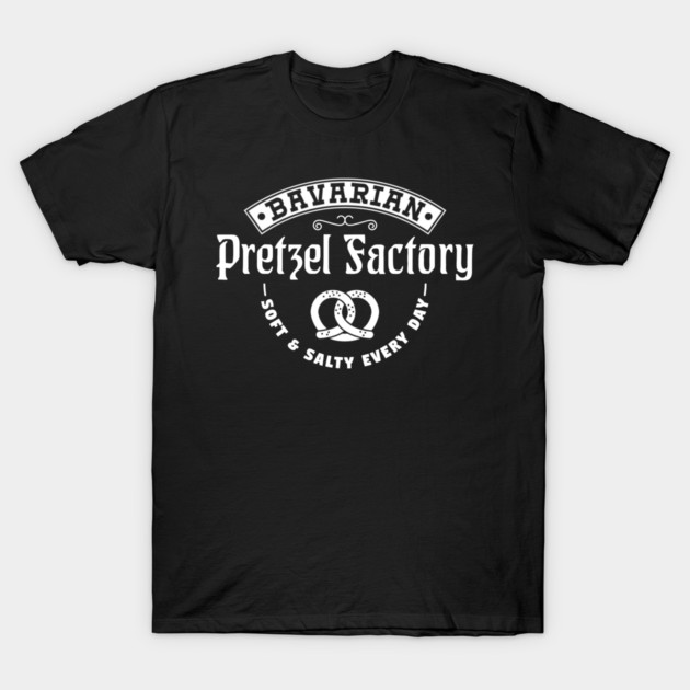 Bavarian Pretzel Factory Soft & Salty Every Day T-Shirt by yeoys