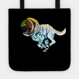 German Shepherd, Astronaut, Love German Shepherds Tote