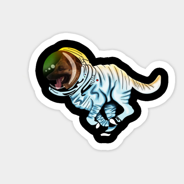German Shepherd, Astronaut, Love German Shepherds Magnet by logiamerch
