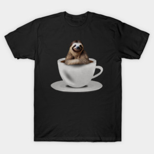 Sloth inside Coffee Mug, Funny Sloth Lover T-Shirt