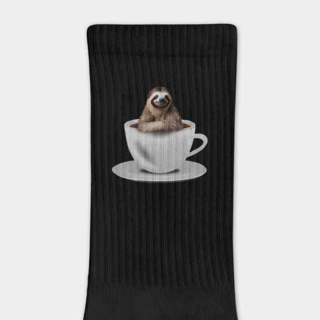 Sloth inside Coffee Mug, Funny Sloth Lover by logiamerch