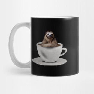 Sloth inside Coffee Mug, Funny Sloth Lover Mug