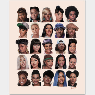 Queens of Rap Posters and Art