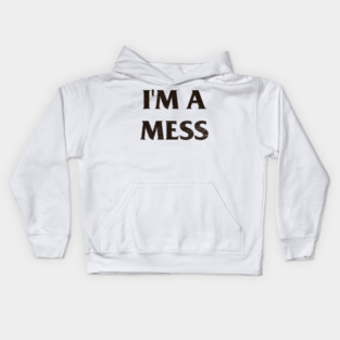 I'm a Mess / Sid Vicious Punk Rock Pin Kids Hoodie
