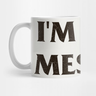 I'm a Mess / Sid Vicious Punk Rock Pin Mug