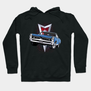Blue 67 Pontiac GTO Hoodie