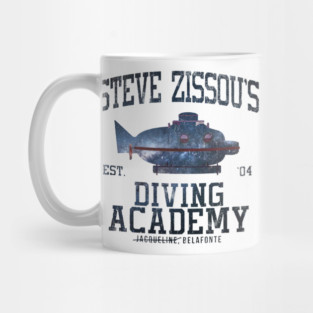 Life Aquatic Steve Zissous Submarine Driving Academy Mug