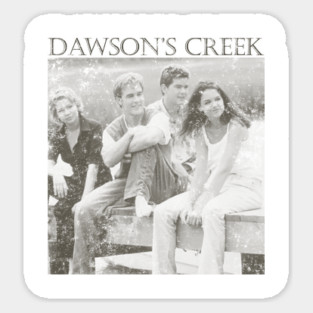 Retro Dawsons Creek Cast Sticker