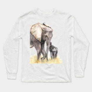 Elephants Long Sleeve T-Shirt