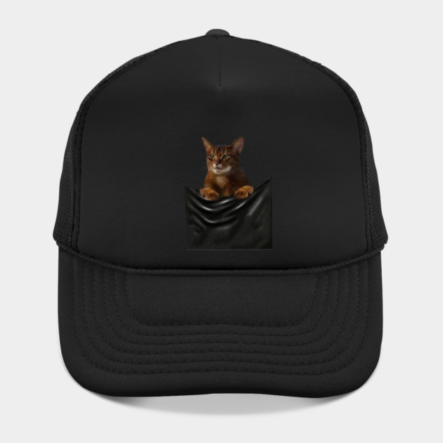 Abyssinian cat, Cat insde pocket, Cat Lover by logiamerch
