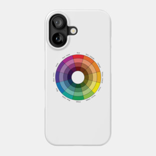 Color Wheel Art Teacher Phone Case