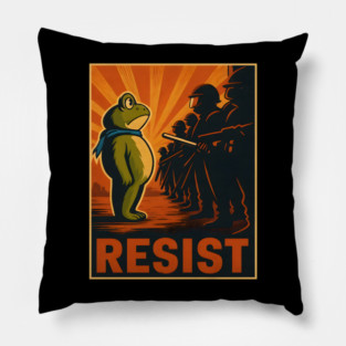 resist-frog Pillow