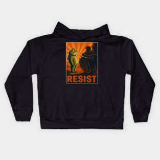 resist-frog Kids Hoodie