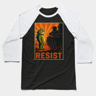 resist-frog Baseball T-Shirt